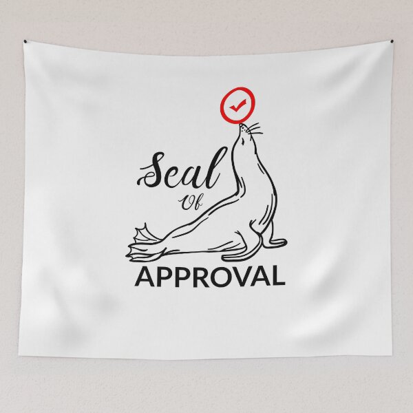 Item preview, Seal Of Approval designed and sold by sketchypages.