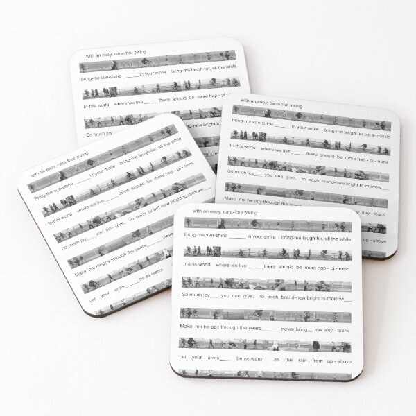 Item preview, All The Right Notes (Bring Me Sunshine) designed and sold by beanphoto.