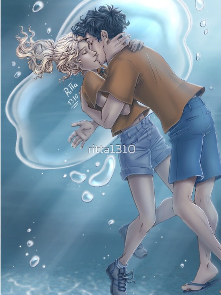 Percy Jackson - Percabeth - Underwater Kiss iPhone Case by Laura