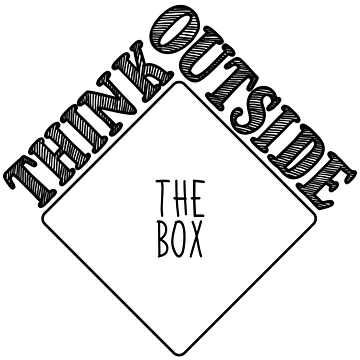 Artwork thumbnail, Think Outside The Box Bold Rotated by RADesigns21