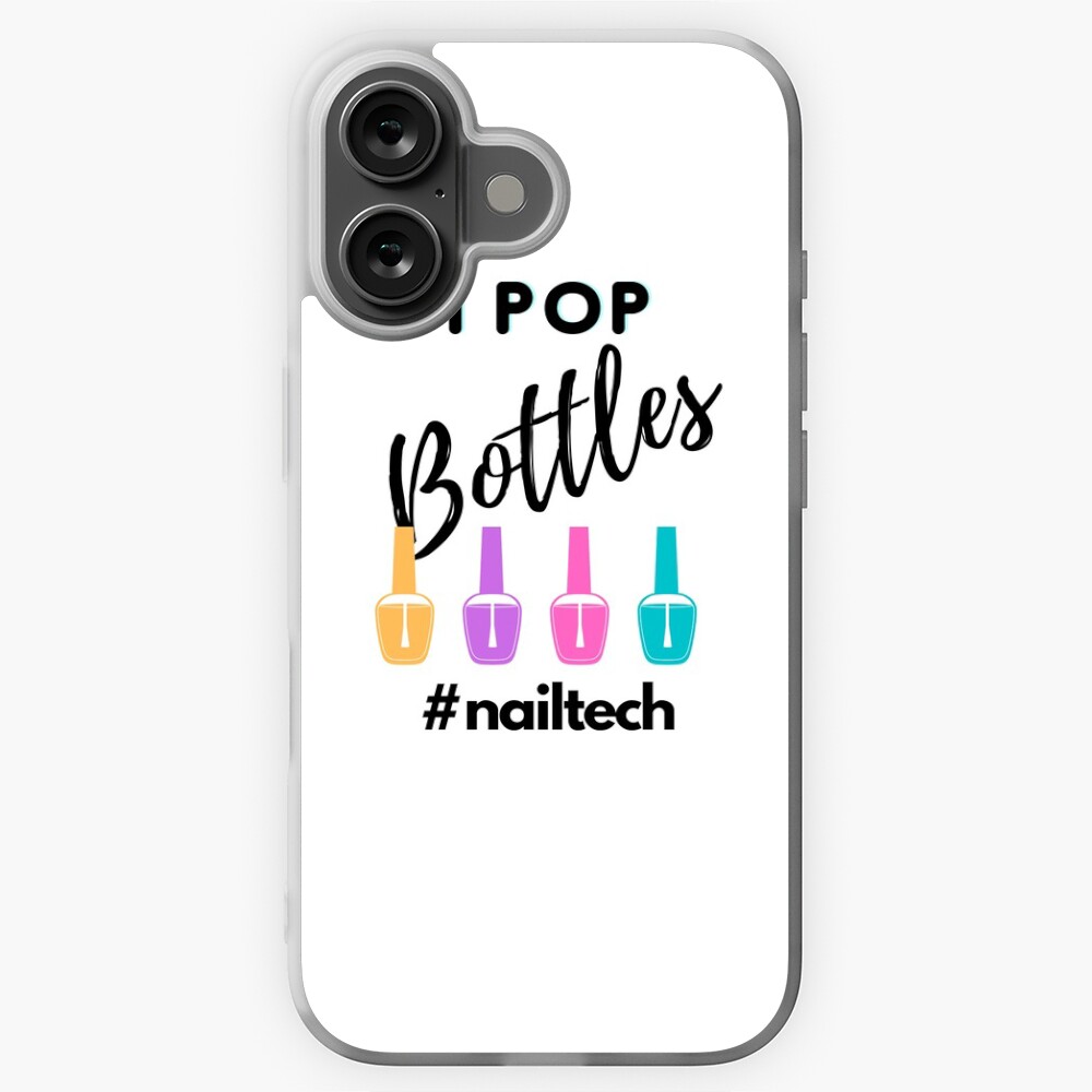 I Pop Bottles Nailtech Sticker