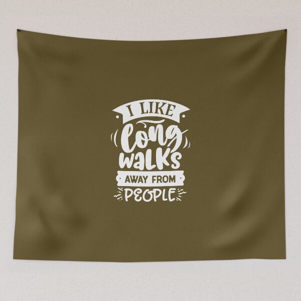 Item preview, I like long walks away from people designed and sold by yassiny.