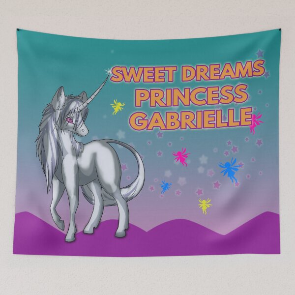 Item preview, Girls Unicorn Room - Gabrielle designed and sold by MoonsmileProd.
