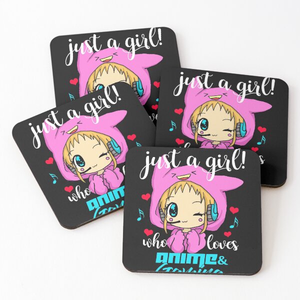 Item preview, Cute & funny Just a Girl who loves Anime & gaming gift designed and sold by arcford.