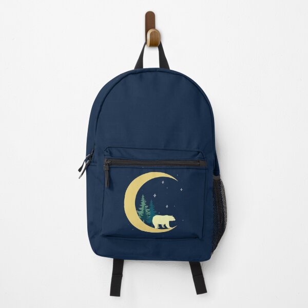 Item preview, Crescent moon polar bear forest designed and sold by galax-C.