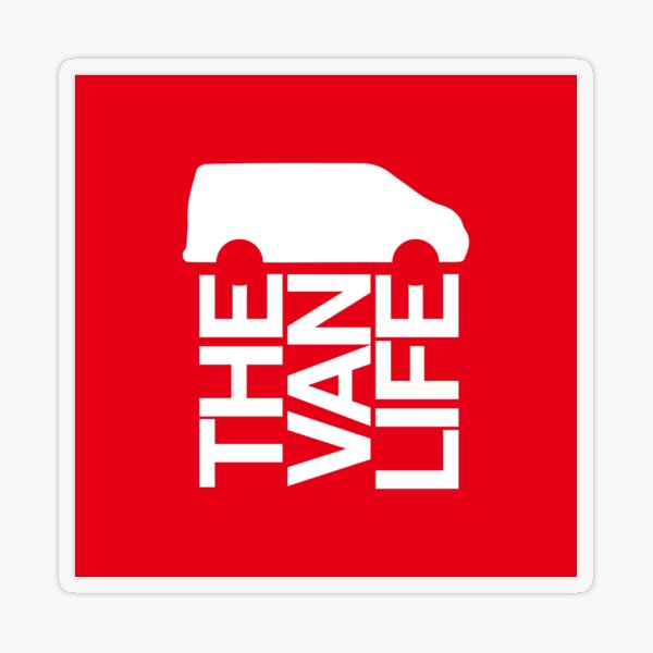 Item preview, The Van Life Logo : red box designed and sold by robnoble.
