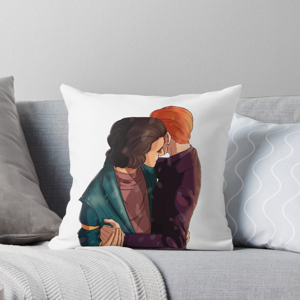 Item preview, Throw Pillow designed and sold by brainyraccoons.
