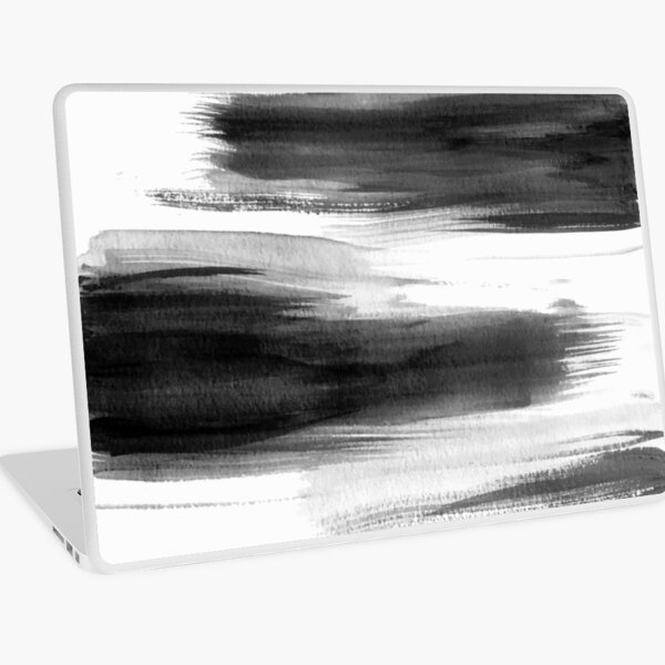 Different Strokes in Black Laptop Skin