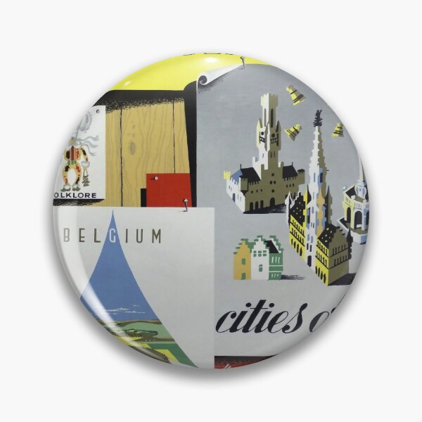 Item preview, retro classic Belgium poster designed and sold by CorasPosters.
