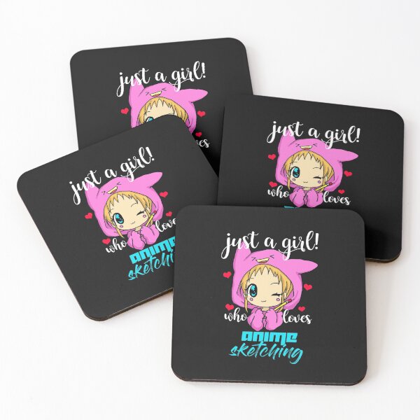 Item preview, Cute & funny Just a Girl who loves Anime & sketching gift designed and sold by arcford.