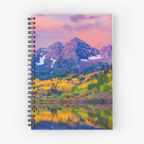Artikelvorschau, Herbstliche Espenbäume der kastanienbraunen Glocken, Seereflexionen, Aspen Colorado entworfen und verkauft von Ingeniumcust.