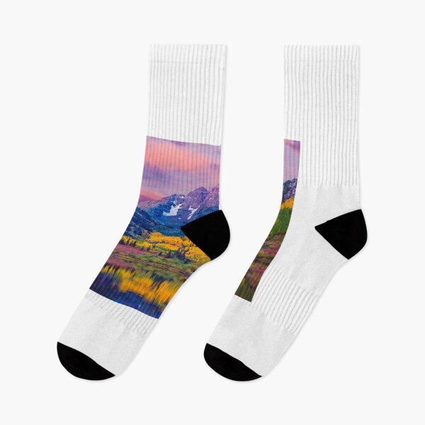 Item preview, Maroon Bells autumn aspen trees,lake reflections,Aspen Colorado designed and sold by Ingeniumcust.