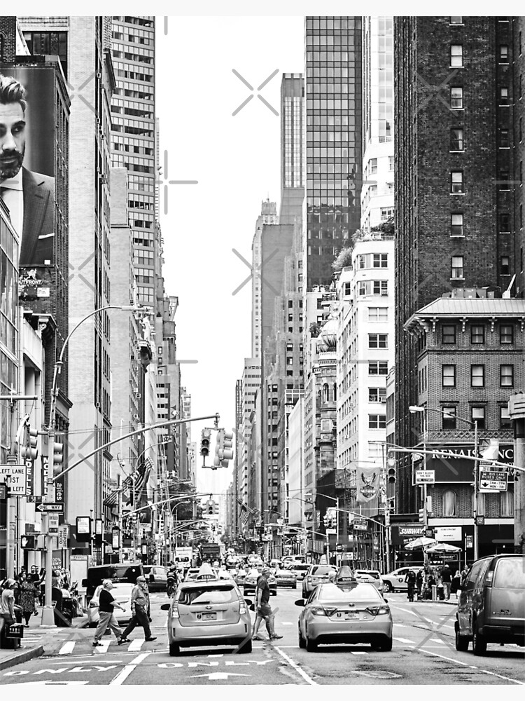New York Street Poster - NYC street 