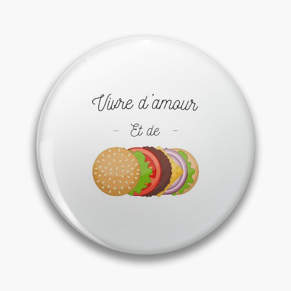 Item preview, Live on love and hamburger designed and sold by Curlyhaire.