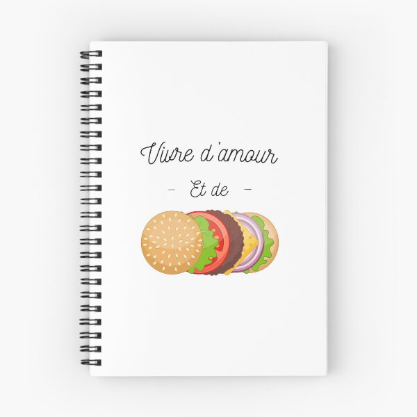 Item preview, Live on love and hamburger designed and sold by Curlyhaire.