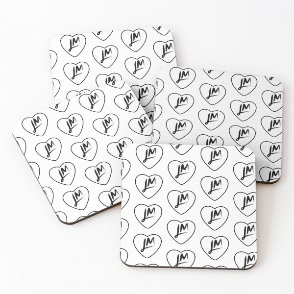 Item preview, Little Mix Black Heart Repeated Print designed and sold by mixermerch.
