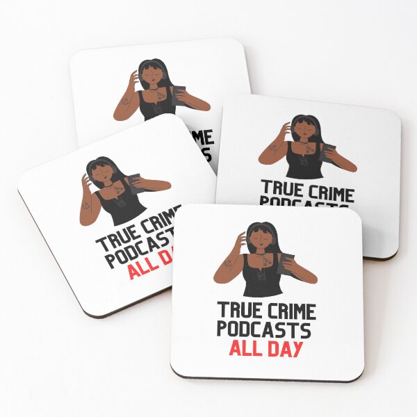 Item preview, True Crime Podcast All Day designed and sold by keymuse.