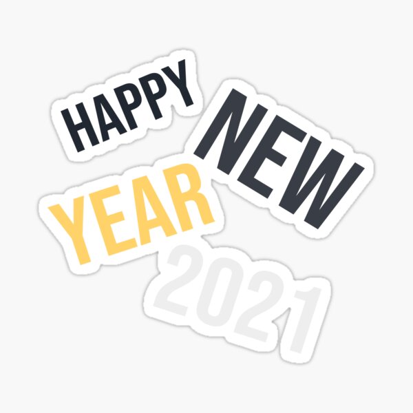 Item preview, Happy New Year 2021 designed and sold by Vibe Art.