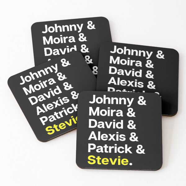 Item preview, Johnny & Moira & David & Alexis & Patrick & Stevie. Schitts Creek characters designed and sold by Humor Nation.