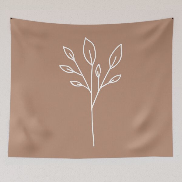 Item preview, Delicate Leaf Line Art designed and sold by SoloTravelerSt.