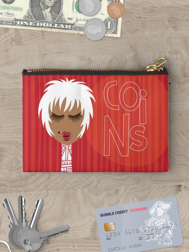 Thumbnail 3 of 4, Zipper Pouch, Coins designed and sold by 6256design.