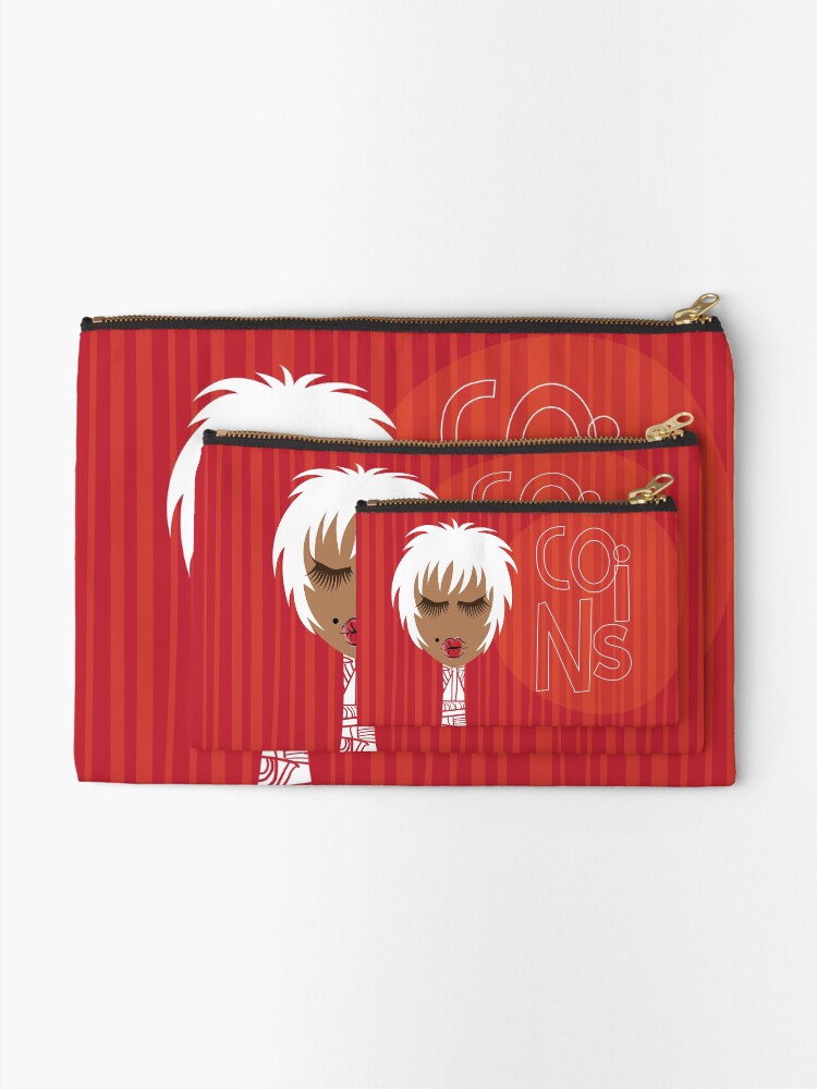 Thumbnail 2 of 4, Zipper Pouch, Coins designed and sold by 6256design.
