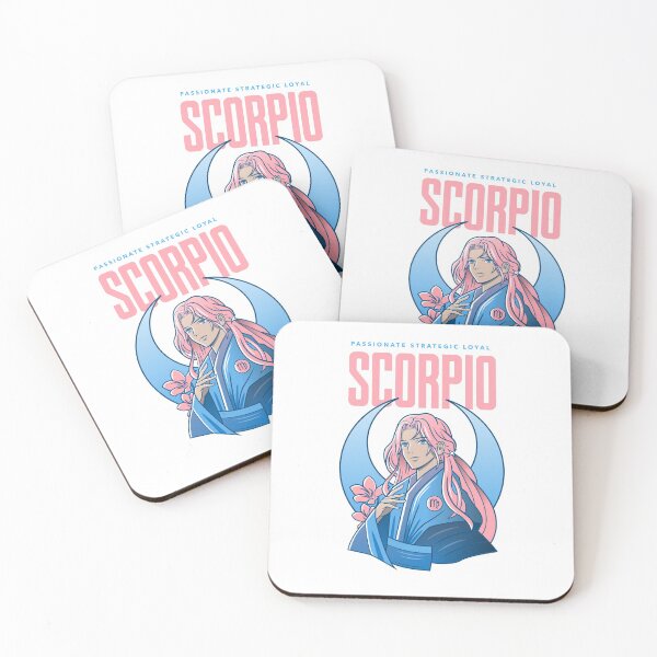 Item preview, Scorpio Sign - Warrior Zodiac - Anime designed and sold by MerchActually.
