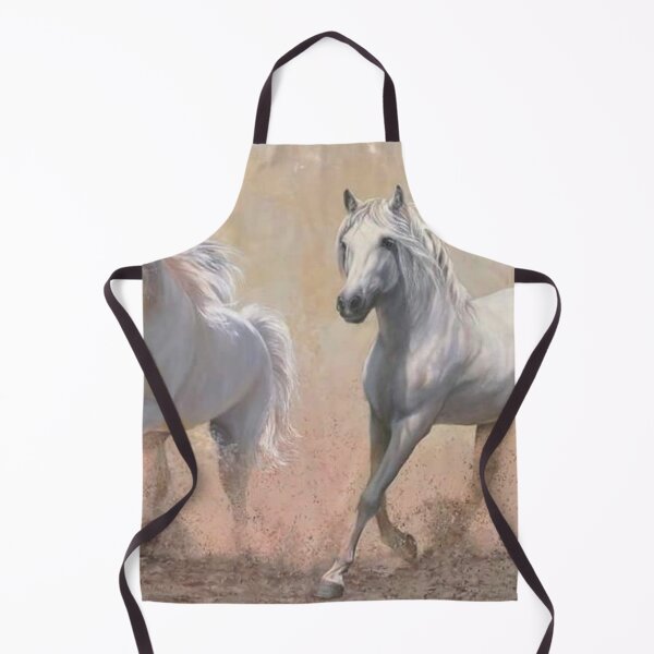 Item preview,  illustration of white galloping horses designed and sold by 42youbest.