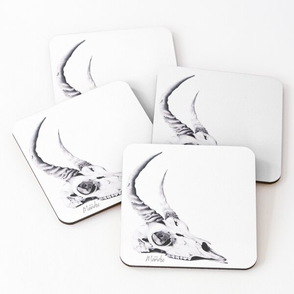 Item preview, Gazelle Skull Drawing Spiral Notebook designed and sold by Art-at-Mandie.