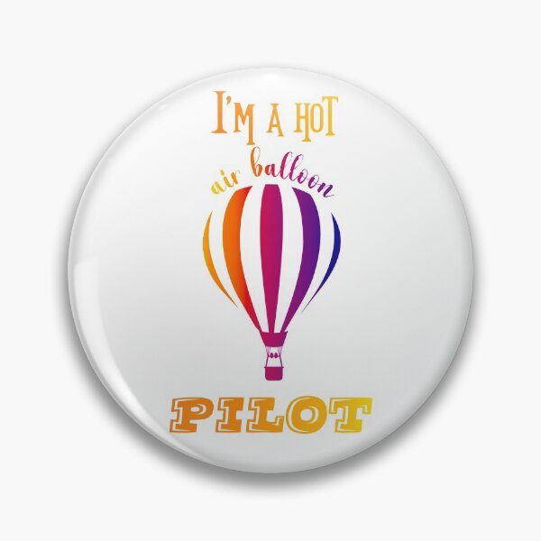 Item preview, Hot air balloon pilot on white designed and sold by Misschemical.