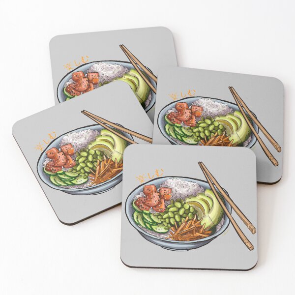 Item preview, Poke Bowl with salmon and fresh vegetables designed and sold by Wieskunde.