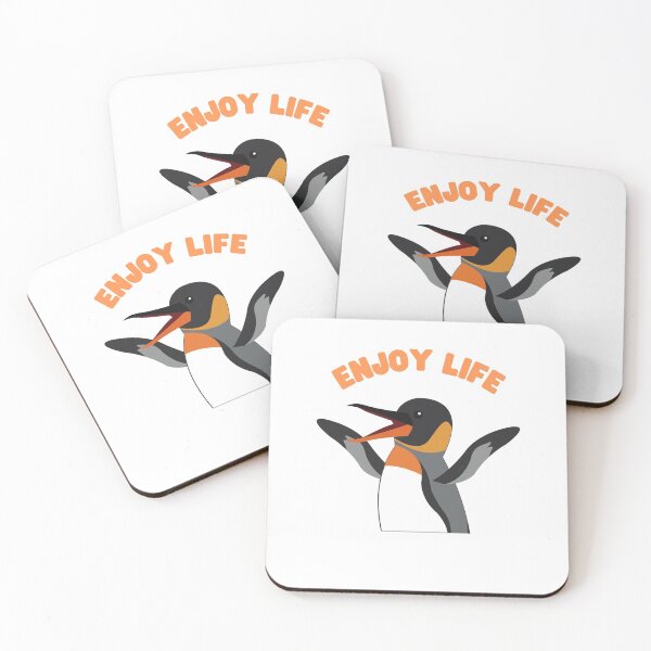 Item preview, Penguin - Enjoy Life designed and sold by SpaceArt1.