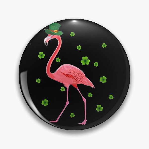 Item preview, Irish Leprechaun Flamingo St Patricks Day Shamrock Gifts designed and sold by davidruddca.