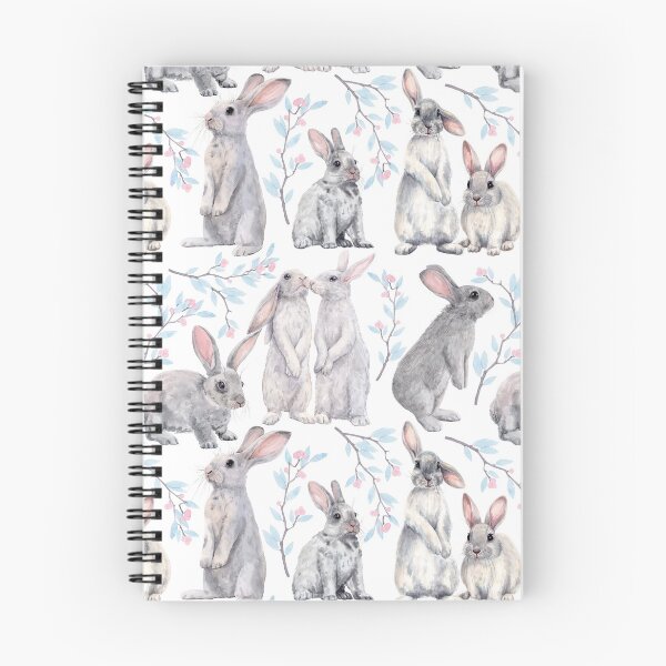 Item preview, Easter bunnies watercolor illustration designed and sold by Ego13.