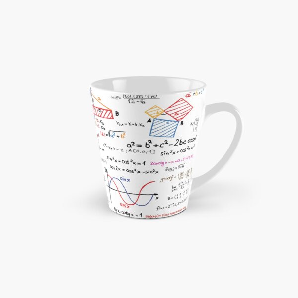 Mathematics Formulas Numbers Tall Mug