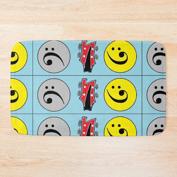 Item preview, Bass clef sad Bass clef smiling By LowEndGraphics designed and sold by LowEndGraphics.