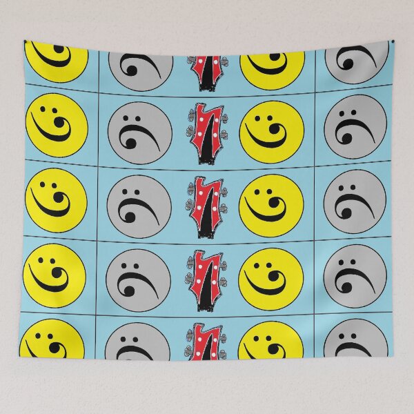 Item preview, Bass clef sad Bass clef smiling By LowEndGraphics designed and sold by LowEndGraphics.