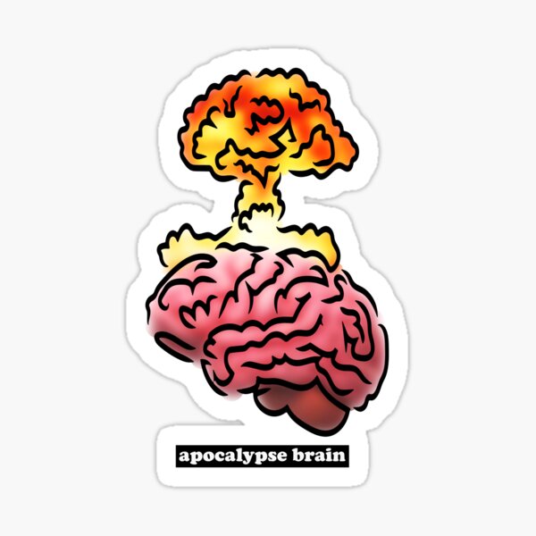 Vista previa del artículo con la obra «apocalypse brain», diseñado y vendido por Xdelacra.