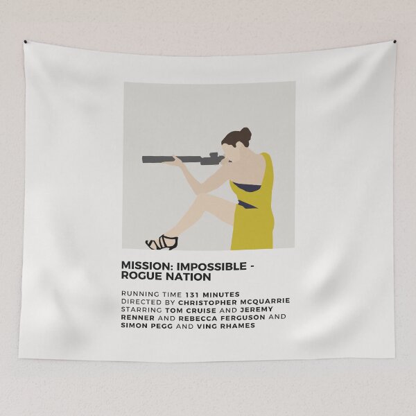 Item preview, Mission Impossible Minimalist Poster designed and sold by honeydesigns.