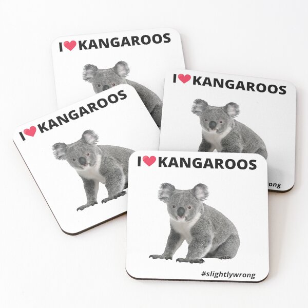 Item preview, I Love Kangaroos But Koalas Reverse Meaning Image Slightly Wrong T-shirt designed and sold by Mommaspouch.