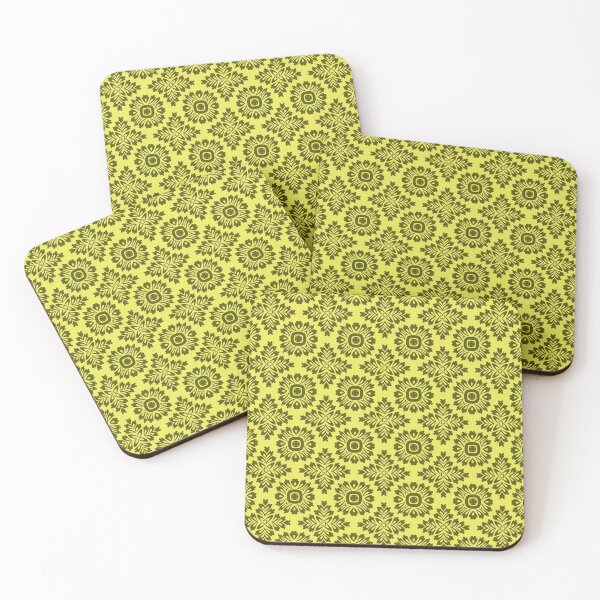 Item preview, Flower ornament baroque yellow 21102020 in Big designed and sold by pASob-dESIGN.