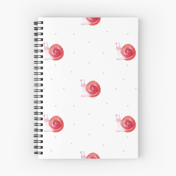 Item preview, Watercolor snail seamless pattern designed and sold by kalyadushki.