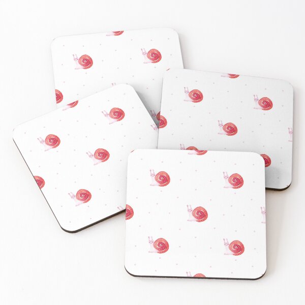 Item preview, Watercolor snail seamless pattern designed and sold by kalyadushki.