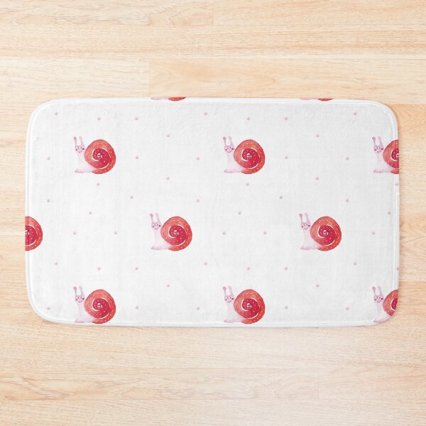 Item preview, Watercolor snail seamless pattern designed and sold by kalyadushki.