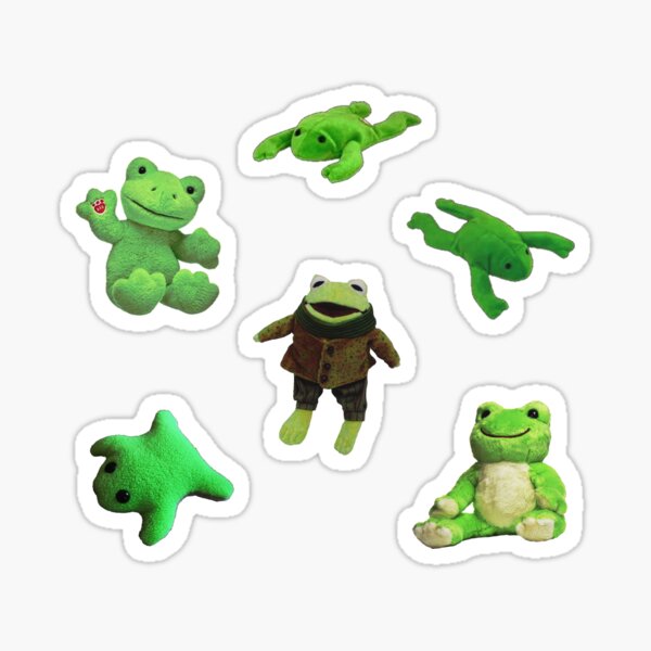 Vinyl Waterproof Frog Sticker Cute Green Handmade Gift for Laptop Stickers  Goblincore Fairycore Cottagecore 4.5 X 3 Decal 