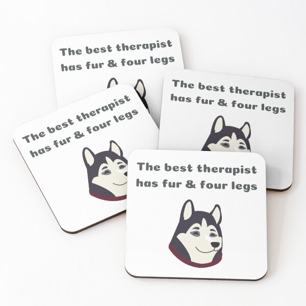 Item preview, Best Therapist - Husky Illustration designed and sold by Sam-DesignMart.