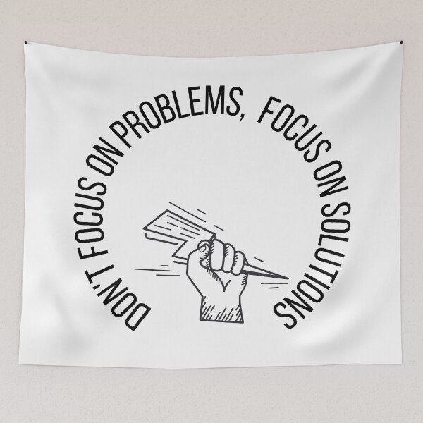 Item preview, Don't focus on problems focus on solutions designed and sold by FourNuns.