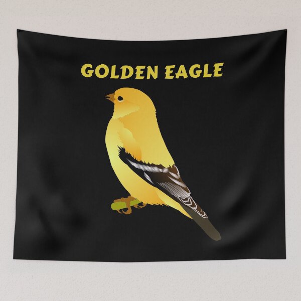 Item preview, Slightly Wrong Golden Eagle Bird Artwork designed and sold by TeesByMark.