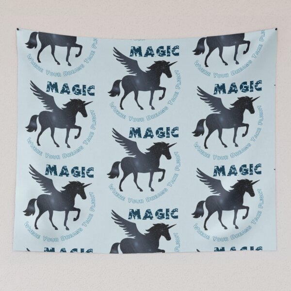 Item preview, Magical Winged Unicorn designed and sold by Prints4Pagans.