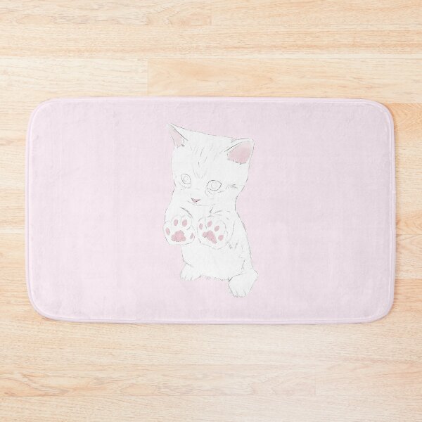 Item preview, White Cat Showing Paws designed and sold by scorpiolane.